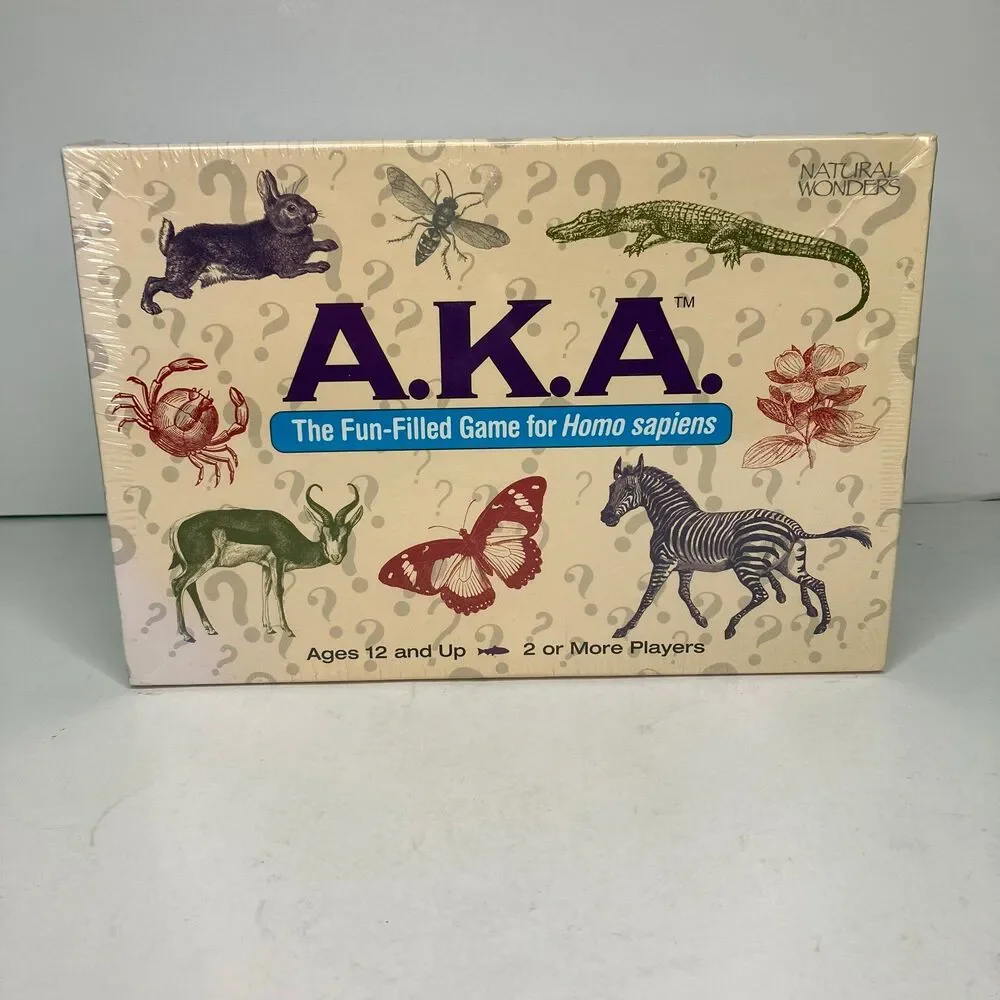 A.K.A Fun-filled Board Nature Game for Homo Sapiens 1994 University Games New